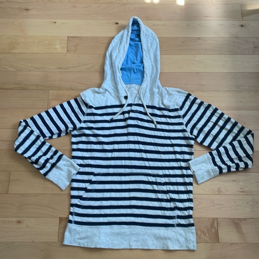Gap Long Sleeve Striped Hoodie